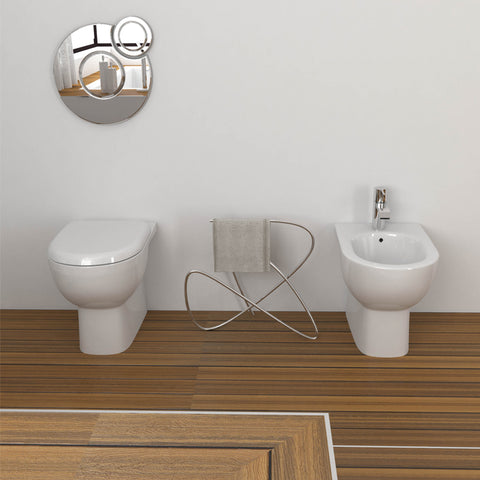 Sally - Wc + Bidet Filo Parete - Argillashop.com