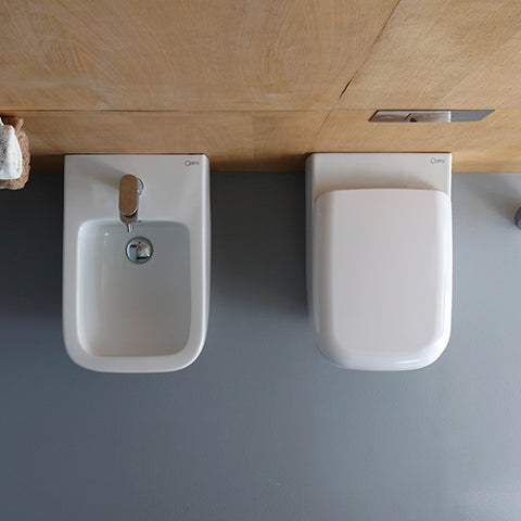 Area vaso e bidet filo parete Argillashop.com
