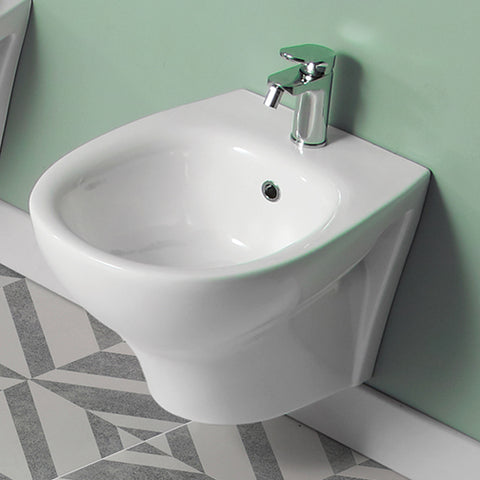 Simply - Wc senza brida e bidet sospesi