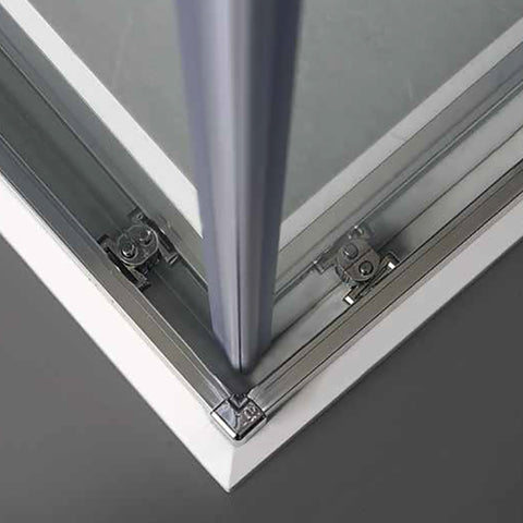 Tamanaco - Box doccia ECO semicircolare cm. 80 x 80 - Argillashop.com