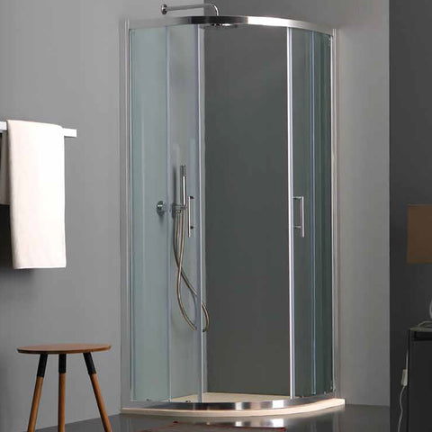 Tamanaco - Box doccia ECO semicircolare cm. 80 x 80 - Argillashop.com