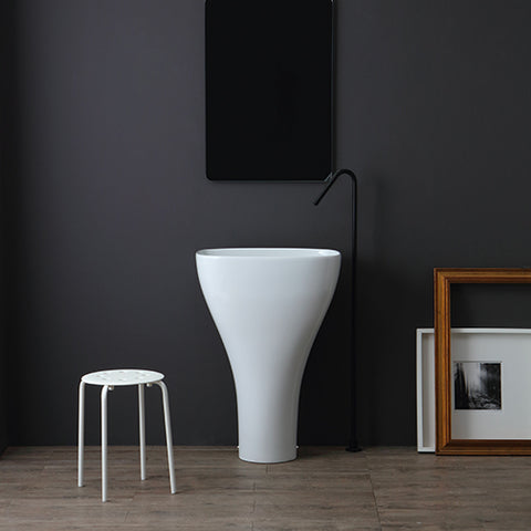 Aida Lavabo Freestanding con installazione a parete Argillashop.com