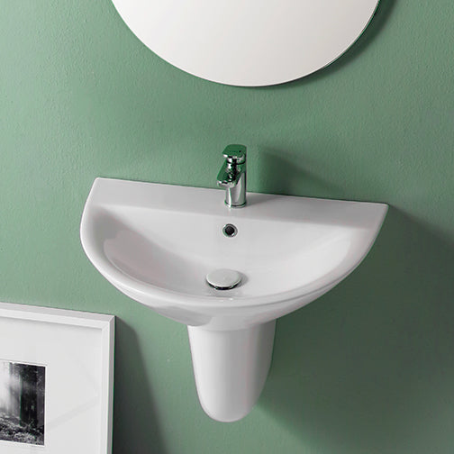 Simply Lavabo con semi colonna Argillashop.com