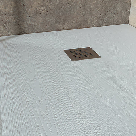 Piatto doccia marmoresina effetto legno cm. 3h. Argillashop.com