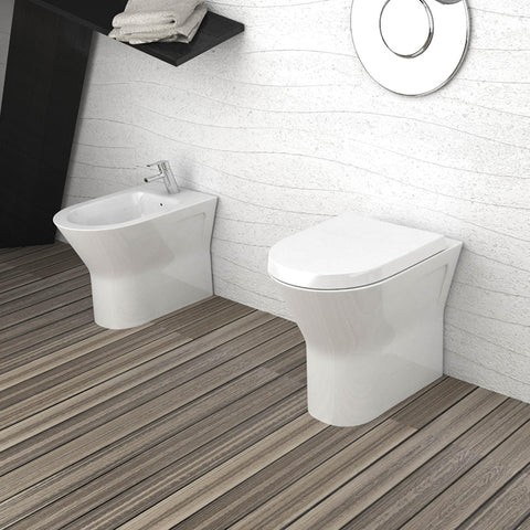 Laguna - Wc + Bidet Filo Parete - Argillashop.com