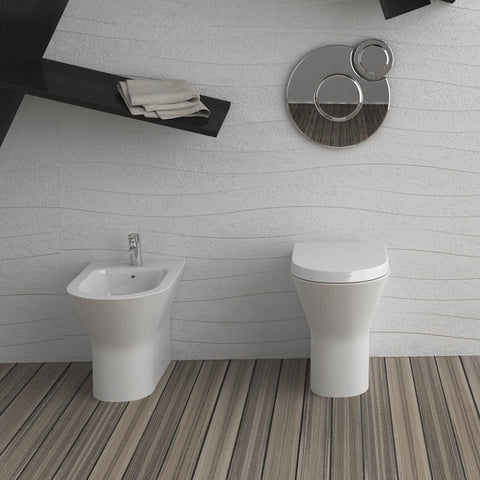 Laguna - Wc + Bidet Filo Parete - Argillashop.com