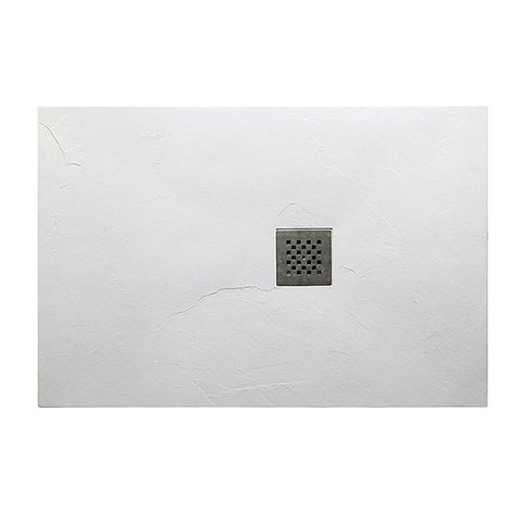 Piatto doccia in marmoresina H2,5 cm. larghezza 80 x varie misure - Argillashop.com