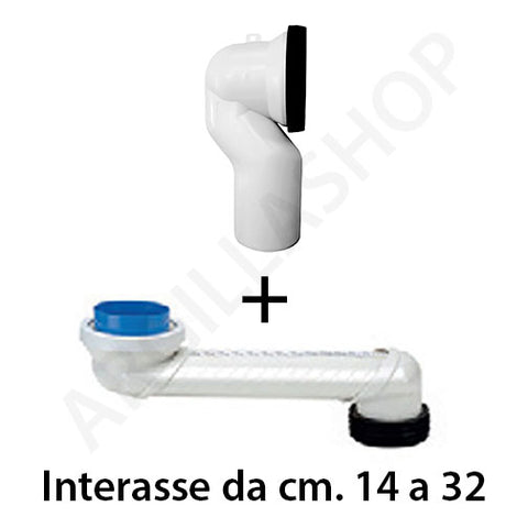 Curva tecnica traslata da 14 a 32 cm.