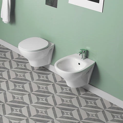 Simply vaso senza brida e bidet sospeso Argillashop.com