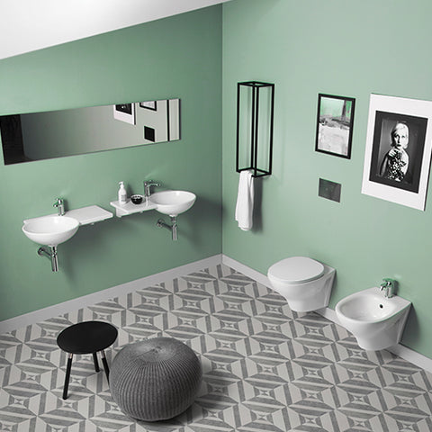 Simply vaso senza brida e bidet sospeso Argillashop.com